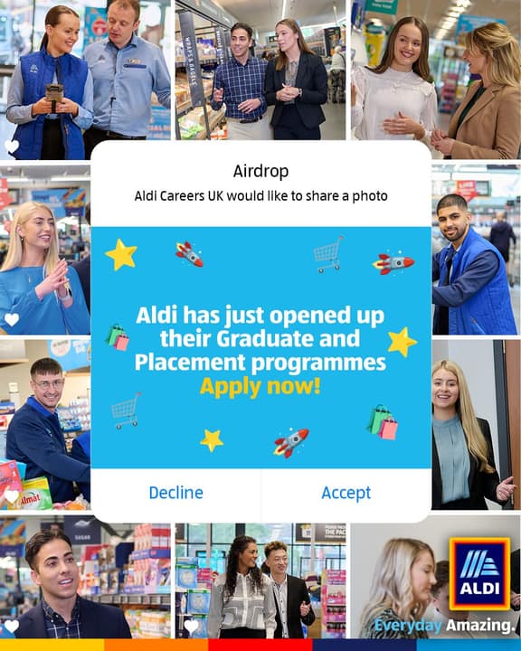 Captured Aldi creative
