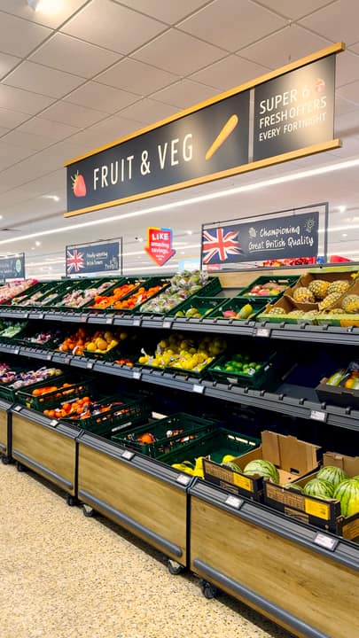 Captured Aldi creative