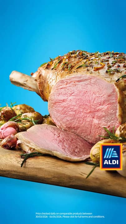 Captured Aldi creative