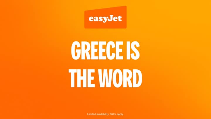 Captured EasyJet creative